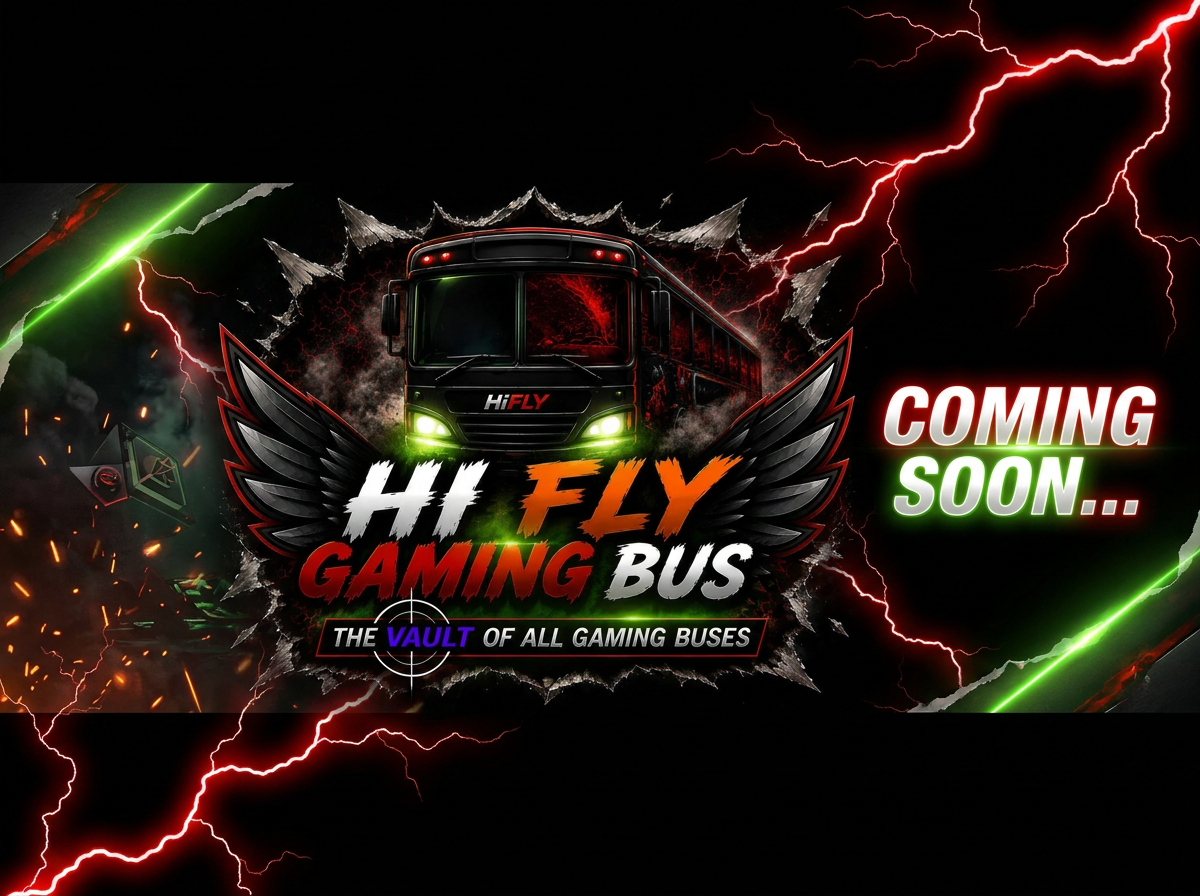 Hi Fly Gaming Bus โ The Vault of All Gaming Buses โ Coming Soon
